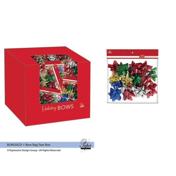 Paper Images Paper Images Assorted Bows, PK20 BOW20CD-1 - main
